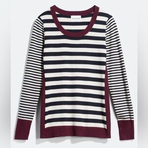 Olive + Oak Maryanne Striped Pullover – Size L